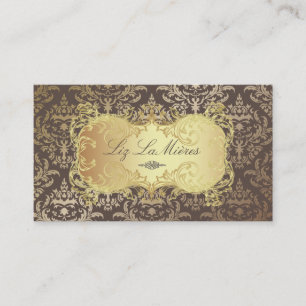 PixDezines Céline Damask Business Card