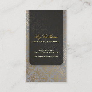 PixDezines Céline Damask Business Card