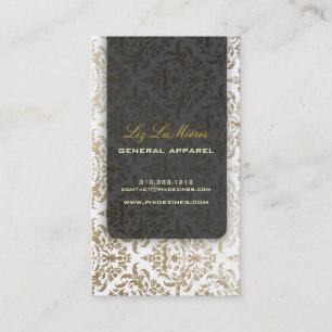 PixDezines Céline Damask Business Card