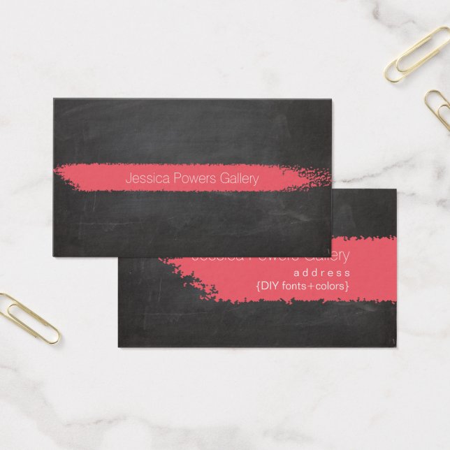 PixDezines Chalkboard Coral Orange (Office)