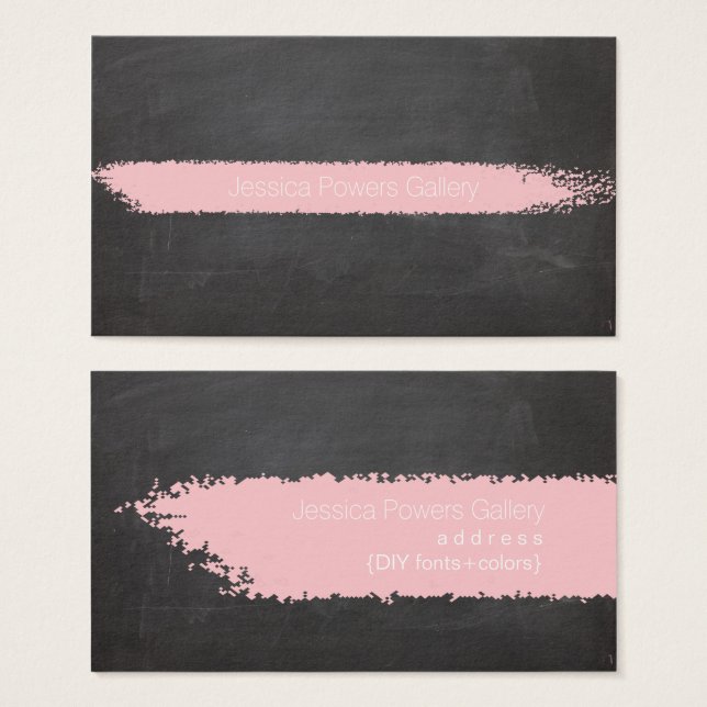 PixDezines Chalkboard, Pink Chalk (Front & Back)