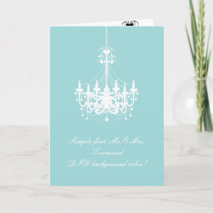 PixDezines Chandelier/DIY background colour Note Card