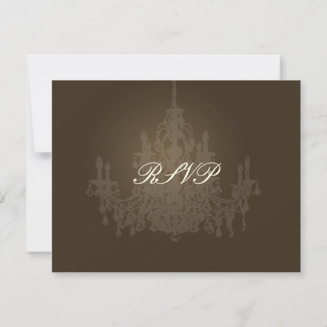PixDezines Chandelier RSVP cards require 5x7 (Front)