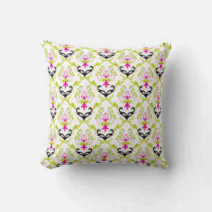 PixDezines chantal damask/diy background Cushion