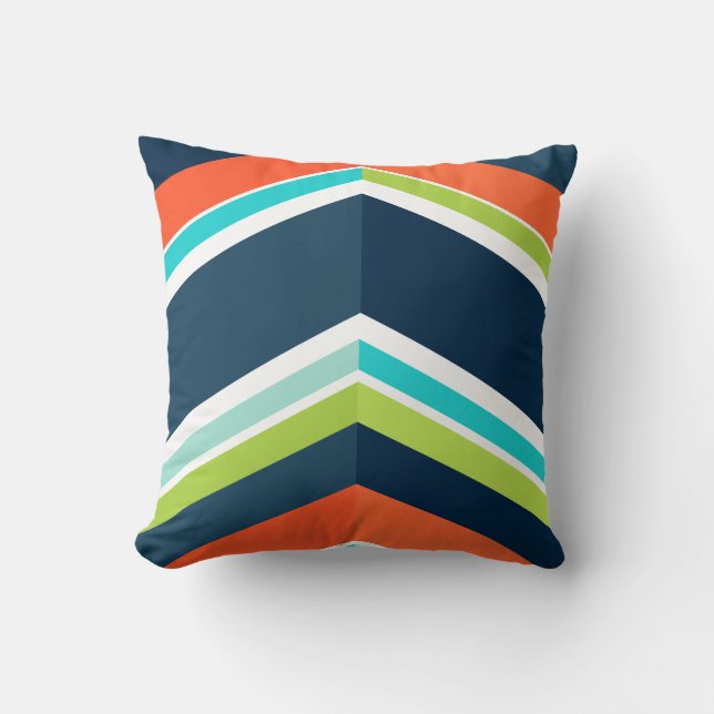 PixDezines chevron/herring pattern Cushion (Front)