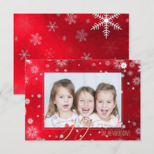 PixDezines Christmas Holiday Photo/Calligraphy Invitation