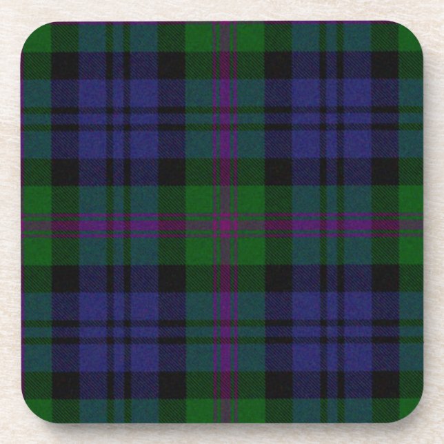 PixDezines clan oakney tartan Coaster (Front)