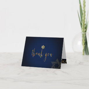 PixDezines classic mitzvah thank you/DIY colour You Card