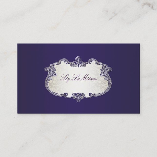 PixDezines classy labels Business Card (Front)