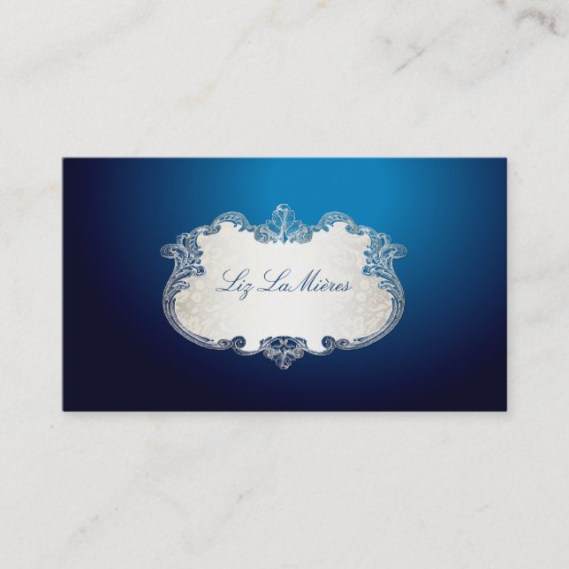 PixDezines classy labels Business Card (Front)