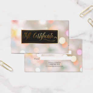 PixDezines Cotton Candy Bokeh Gift Cards