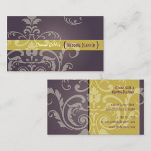 PixDezines Crest Damask Business Card