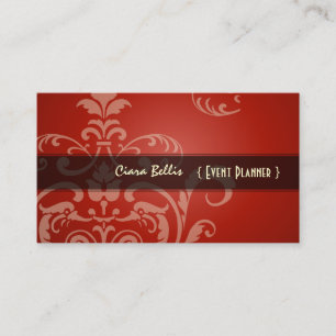 PixDezines Crest Damask Business Card