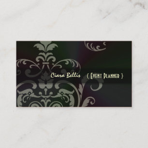 PixDezines Crest Damask Business Card