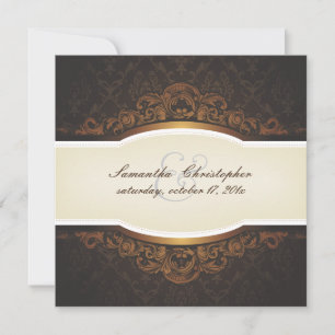 PixDezines Cubana Damask Invitation