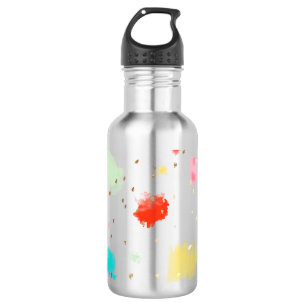 PixDezines Cupcake Sprinkles/Faux Gold 532 Ml Water Bottle