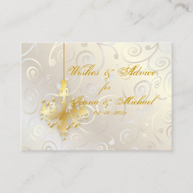 PixDezines Cupcake Swirls+Chandelier~Advice Cards (Front)