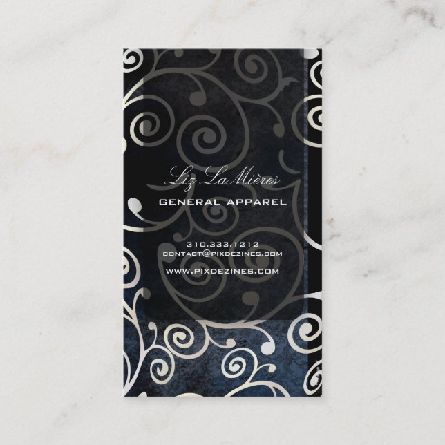 PixDezines cupcakes swirls + golden Business Card (Front)