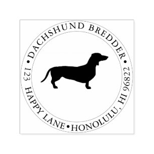 PixDezines Dachshund Dog Self-inking Stamp