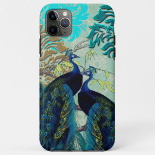 PixDezines Damask/Peacocks Uncommon iPhone Case