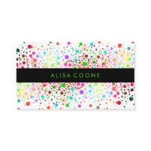 PixDezines Dazzled Rainbow Confetti/Dots/Specks