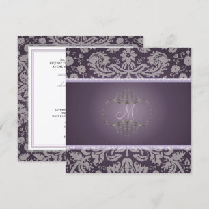 PixDezines DESIREE DAMASK/DIY background Invitation