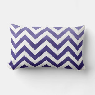 PixDezines digital watercolor chevron/violet Lumbar Cushion