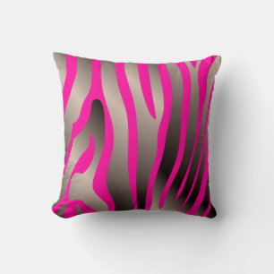 PixDezines diy background colours/zebra Cushion