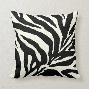PixDezines diy background colours/zebra Cushion