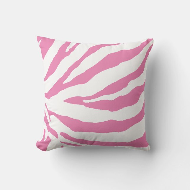 PixDezines diy background colours/zebra print Cushion (Front)