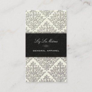 PixDezines diy background, lace Étienne Damask Business Card