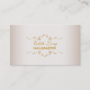 PixDezines diy colour/antique scrolls Business Card