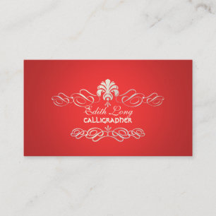 PixDezines diy colour/antique scrolls Business Card