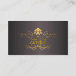 PixDezines diy colour/antique scrolls faux metal Business Card