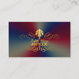 PixDezines diy colour/antique scrolls faux metal Business Card