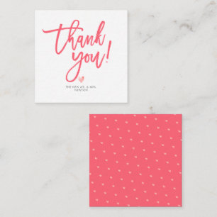 PixDezines DIY Colour Brush Script Thank You Card