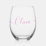 PixDezines DIY colour Custom Wine Tumbler Stemless Wine Glass<br><div class="desc">PixDezines bridesmaid gift,  DIY colour Custom Wine Tumbler.  Second layer is a drop shadow which can be deleted,  if you wish.  Copyright © 2024 PixDezines™ . All rights reserved.</div>