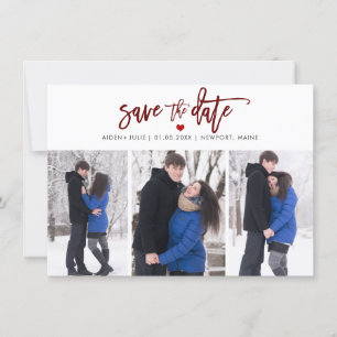 PixDezines DIY Colour Modern Brush Script Save The Date