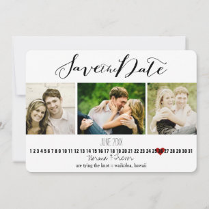 PixDezines DIY colour/photos save the date