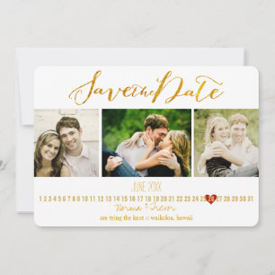 PixDezines DIY colour/photos save the date