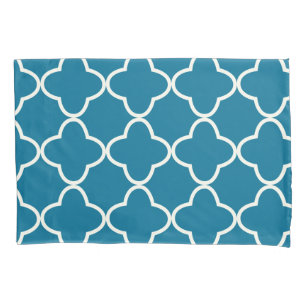 PixDezines DIY colour/Quatrefoil Pattern Pillowcase