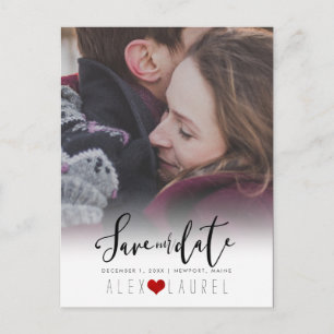 PixDezines DIY colour/Save our Date/Calligraphy Postcard