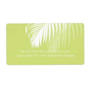 PixDezines DIY colour! white palm fronds