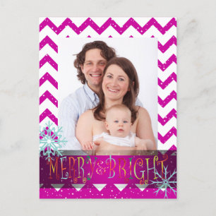 PixDezines DIY colours/chevron photo template card