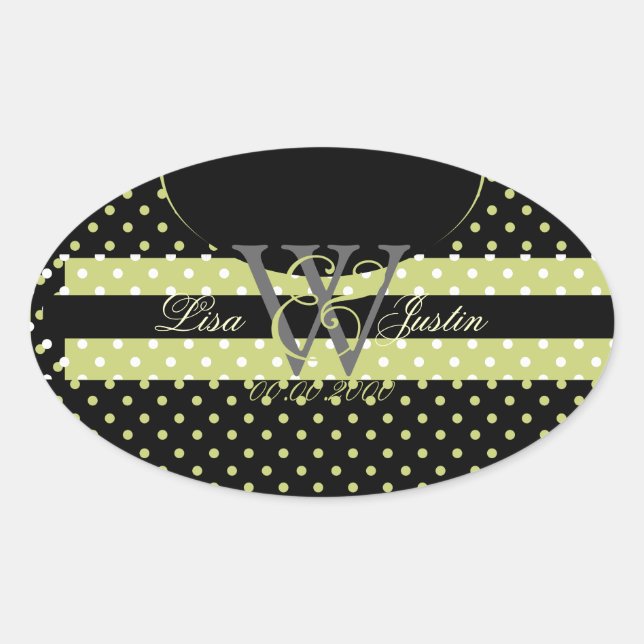 PIxDezines DIY colours, Dots et al. Oval Sticker (Front)