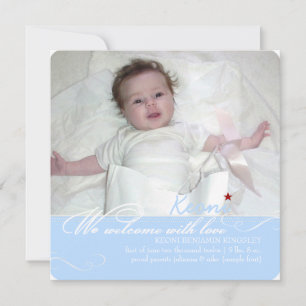 PixDezines diy colours, fotos birth announcement