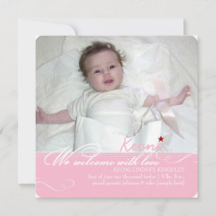 PixDezines diy colours, fotos birth announcement