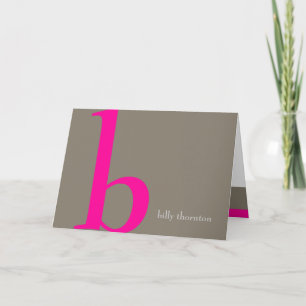 PixDezines diy colours/monogram note cards