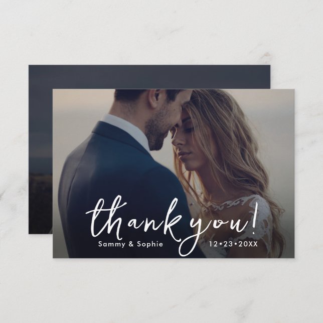 PixDezines DIY colours Script Thank You (Front/Back)