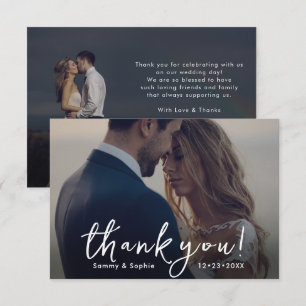 PixDezines DIY colours Script Thank You Card
